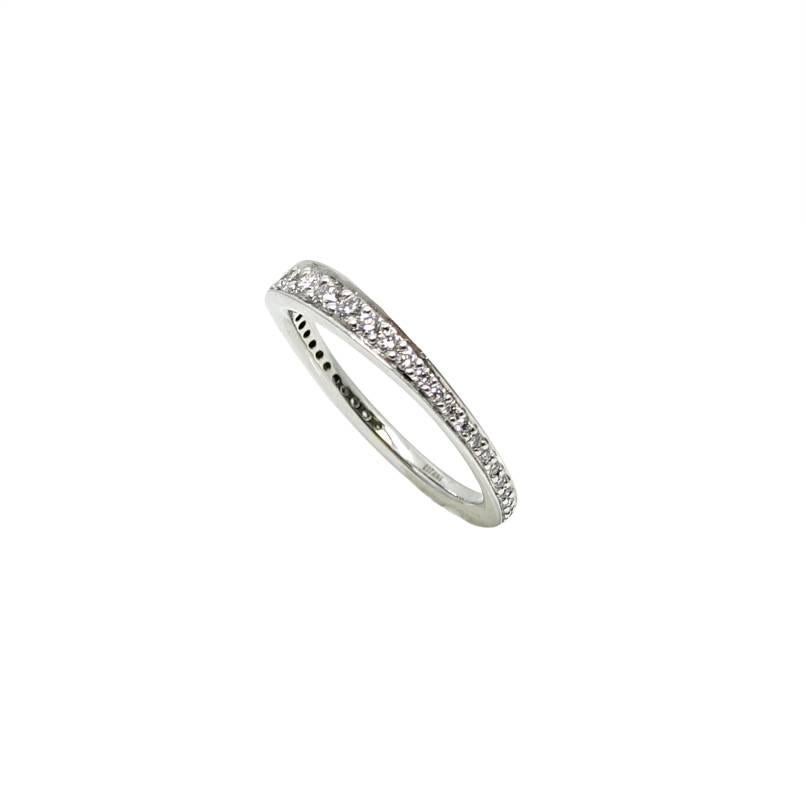 Ritani Diamond Eternity White Gold Band In New Condition For Sale In Naples, FL