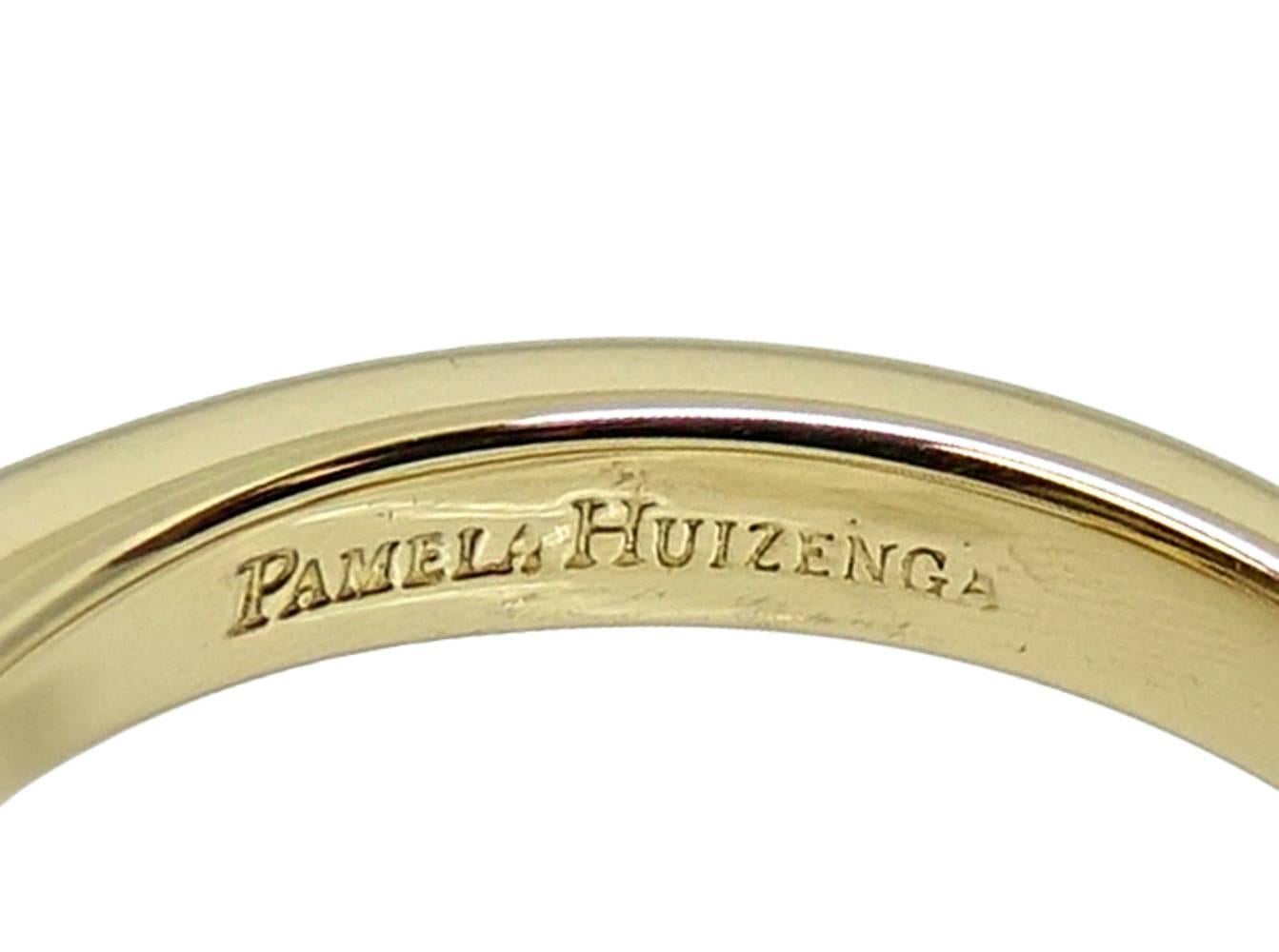 Pamela Huizenga 1.83 Carat Lilac Tourmaline Yellow Gold Ring For Sale 1