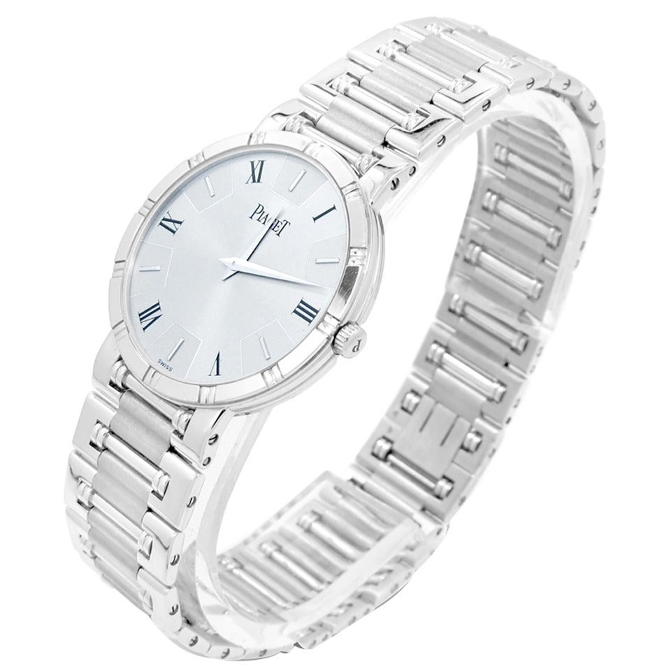 Piaget White Gold Dancer Wristwatch Ref 84023 For Sale