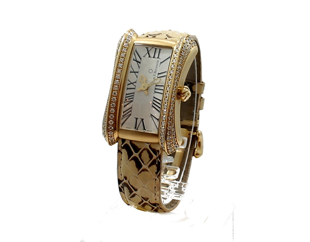 Carl F. Bucherer Lady's Yellow Gold Diamond Alacria Quartz Wristwatch