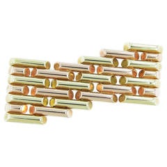 Cartier Two Color Gold Multi Link Pin