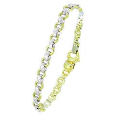 Chimento Two Tone Gold Link Bracelet