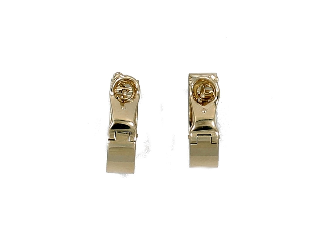 Women's Cartier Diamond Gold Love Earrings