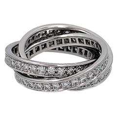 Vintage Cartier Trinity White Gold with Diamonds