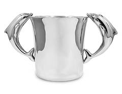 Tiffany & Co. Sterling Silver Cup with Dolphin Handles