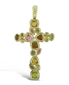 David Yurman Multi Stone Cross Enhancer