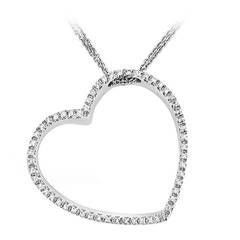 Garavelli Diamond Heart Pendant