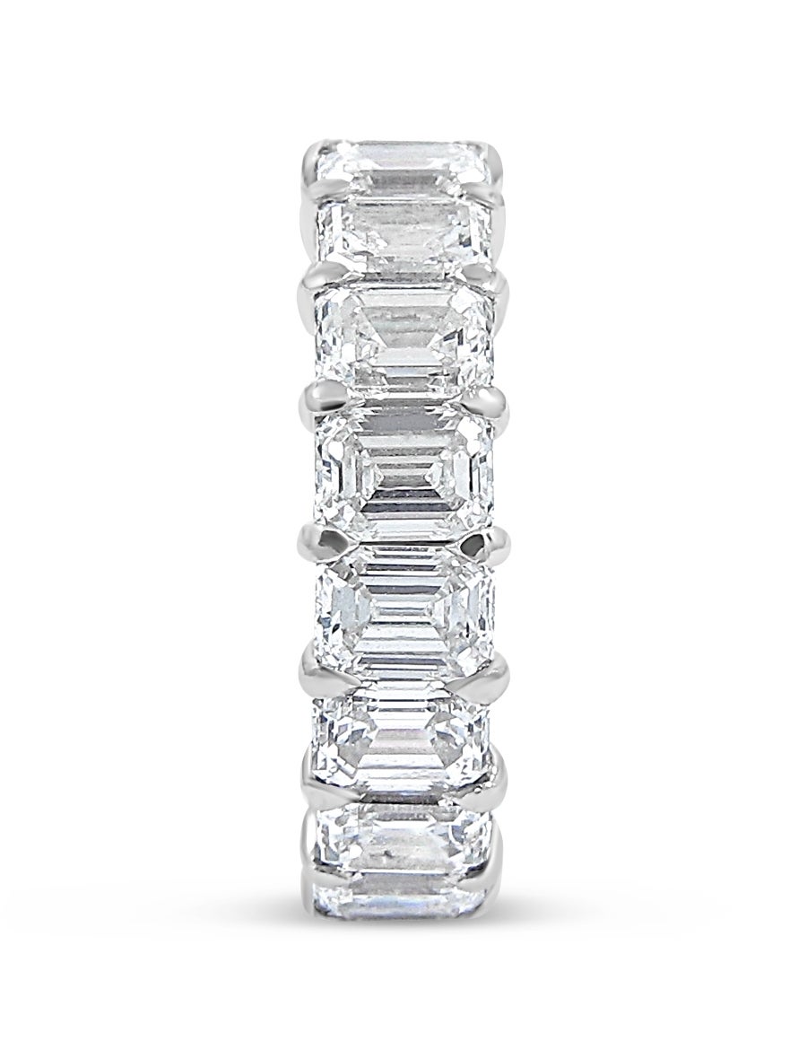 harry winston emerald cut eternity band