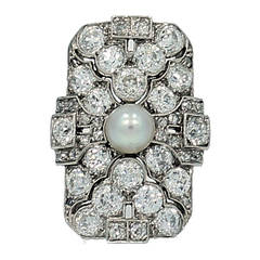 Art Deco Old Mine Cut Diamond Ring 4