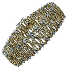 Roberto Coin Diamond Gold Barocco Bracelet