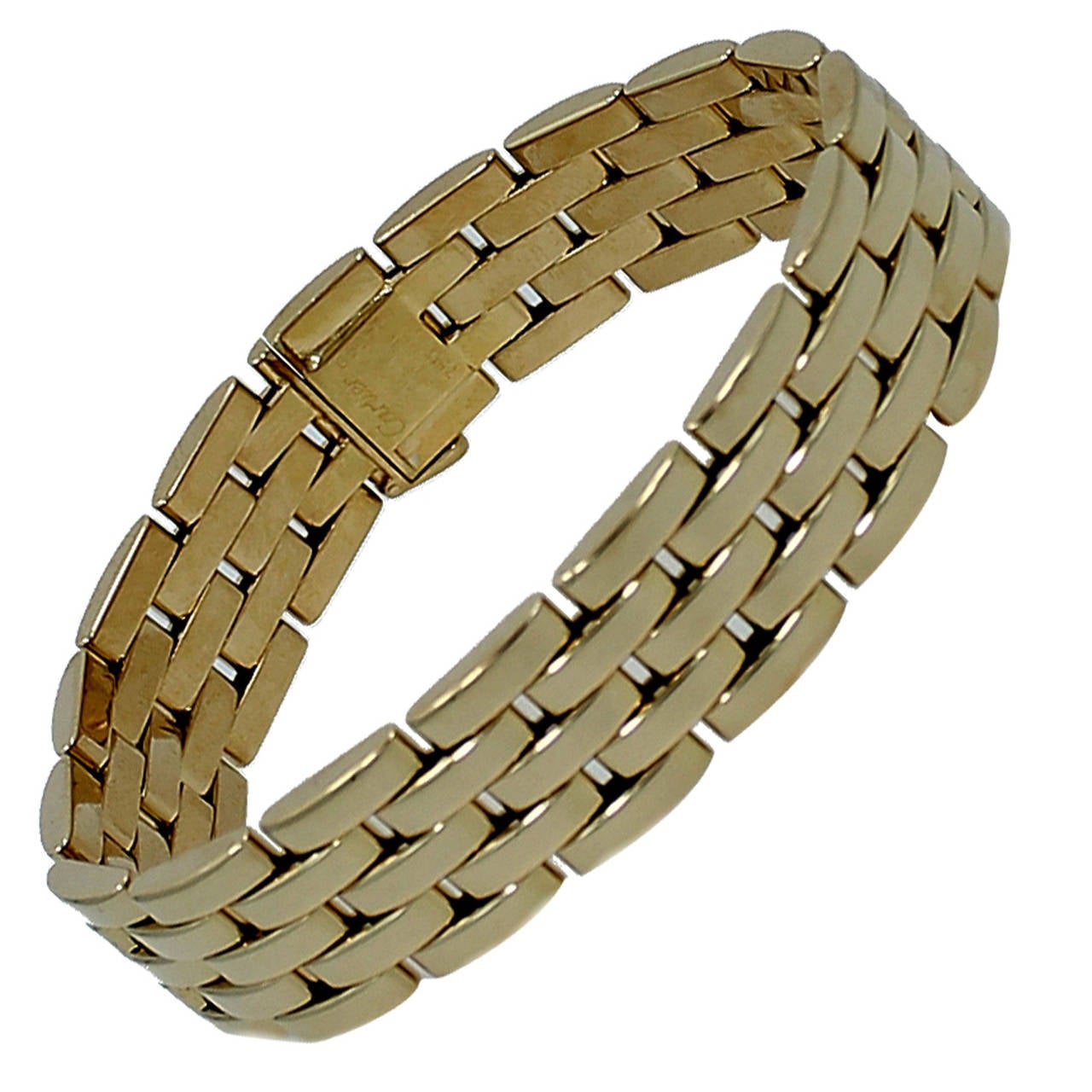 Cartier Maillon Panthere Gold Link Bracelet