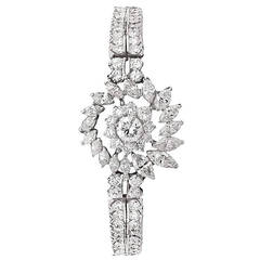 Diamond Platinum Link Bracelet 8