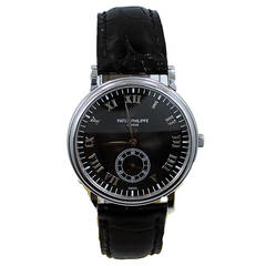 Vintage Patek Philippe Platinum Calatrava Wristwatch Ref 5022