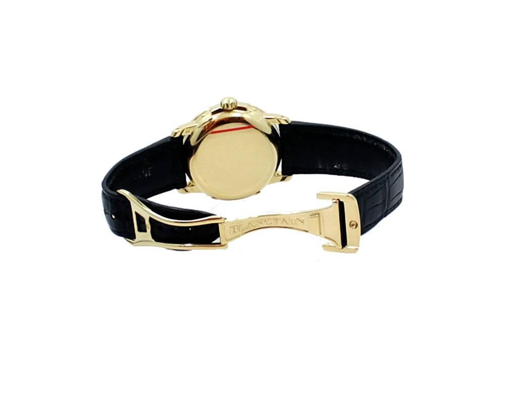 Blancpain Gelbgold Renaissance Automatik-Armbanduhr Ref 3553 3