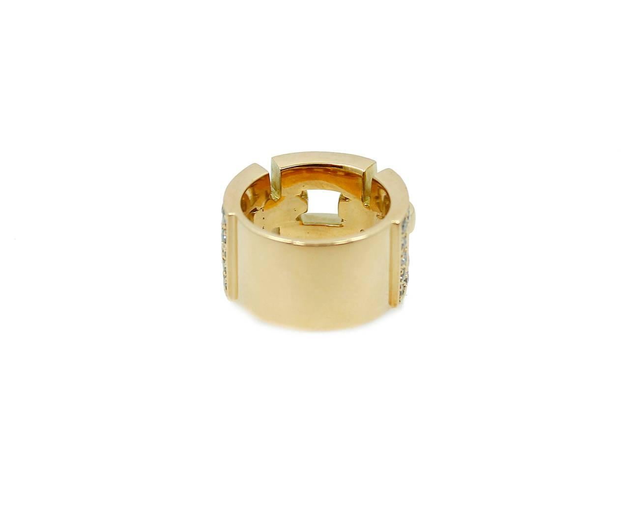 Hellmuth Diamond Gold Ring In Excellent Condition For Sale In Naples, FL