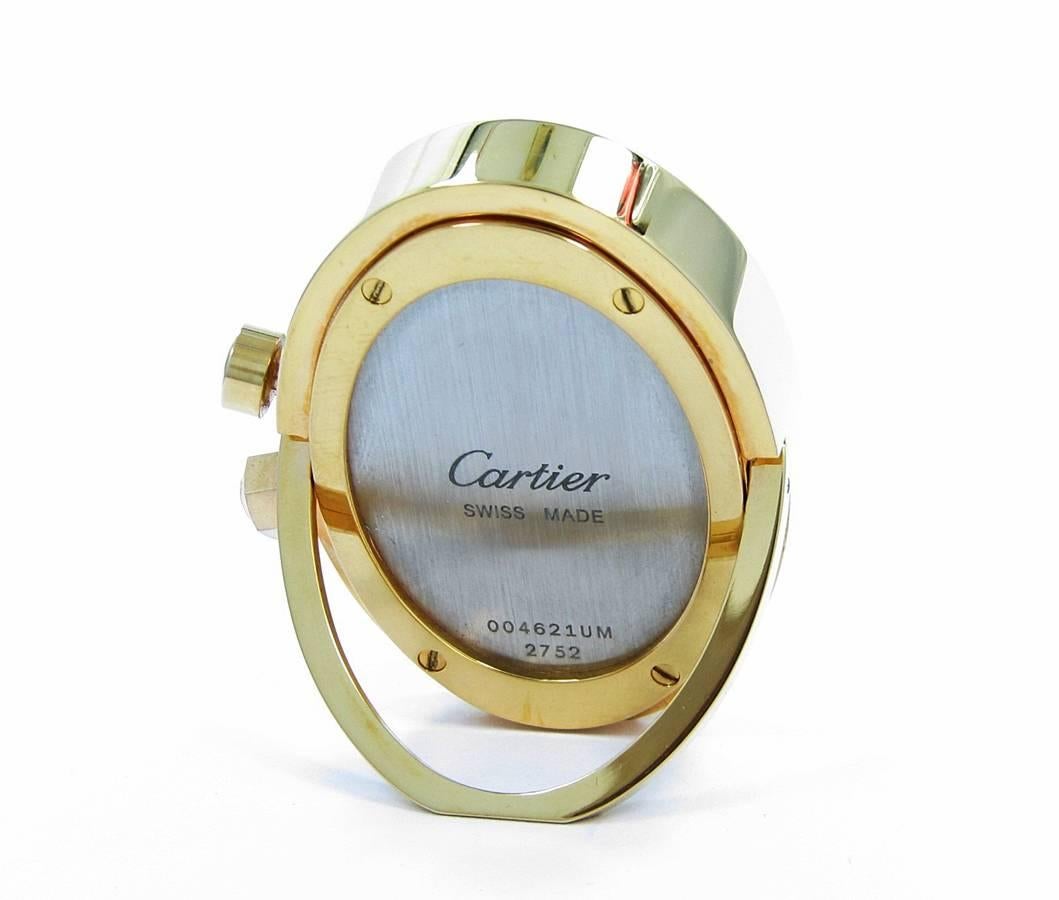 Women's or Men's Cartier Miniature Travel Desk Clock
