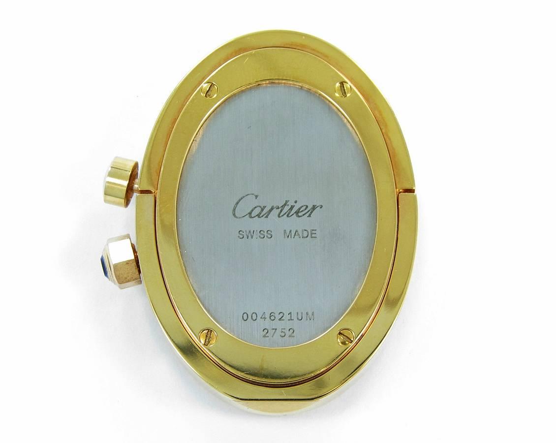 Cartier Miniature Travel Desk Clock 2