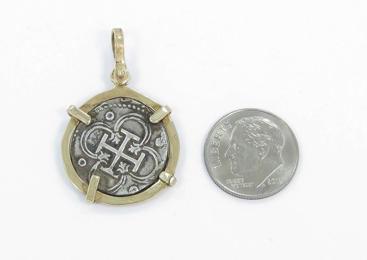 Authentic Sunken Treasure Atocha Coin Pendant 1