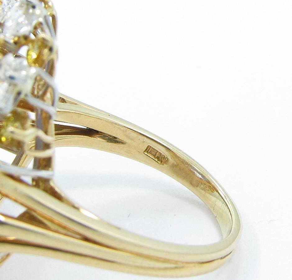 Oscar Heyman Natural Ceylon Sapphire Diamond Gold Ring For Sale 1