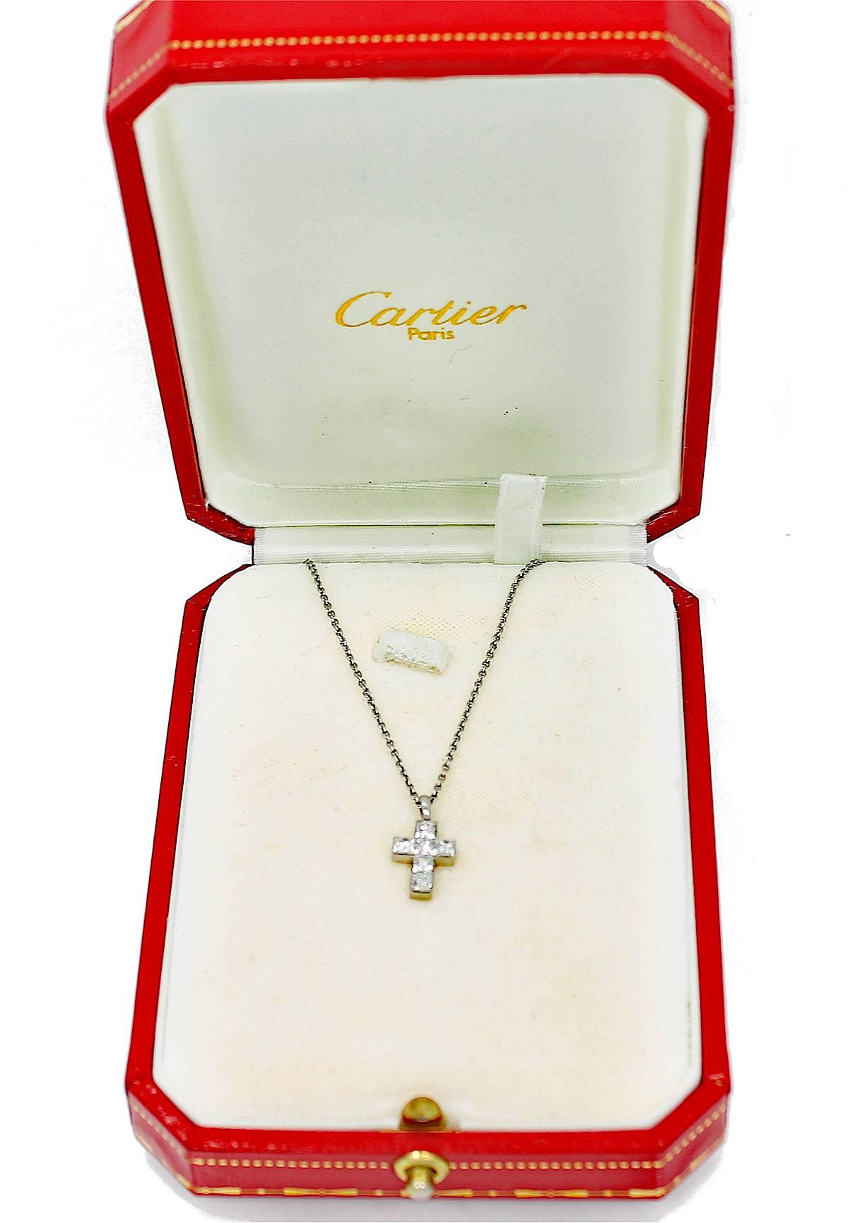 cartier cross pendant