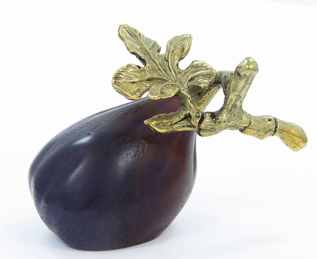 Rare Set of Daum France Fruit Sculptures 