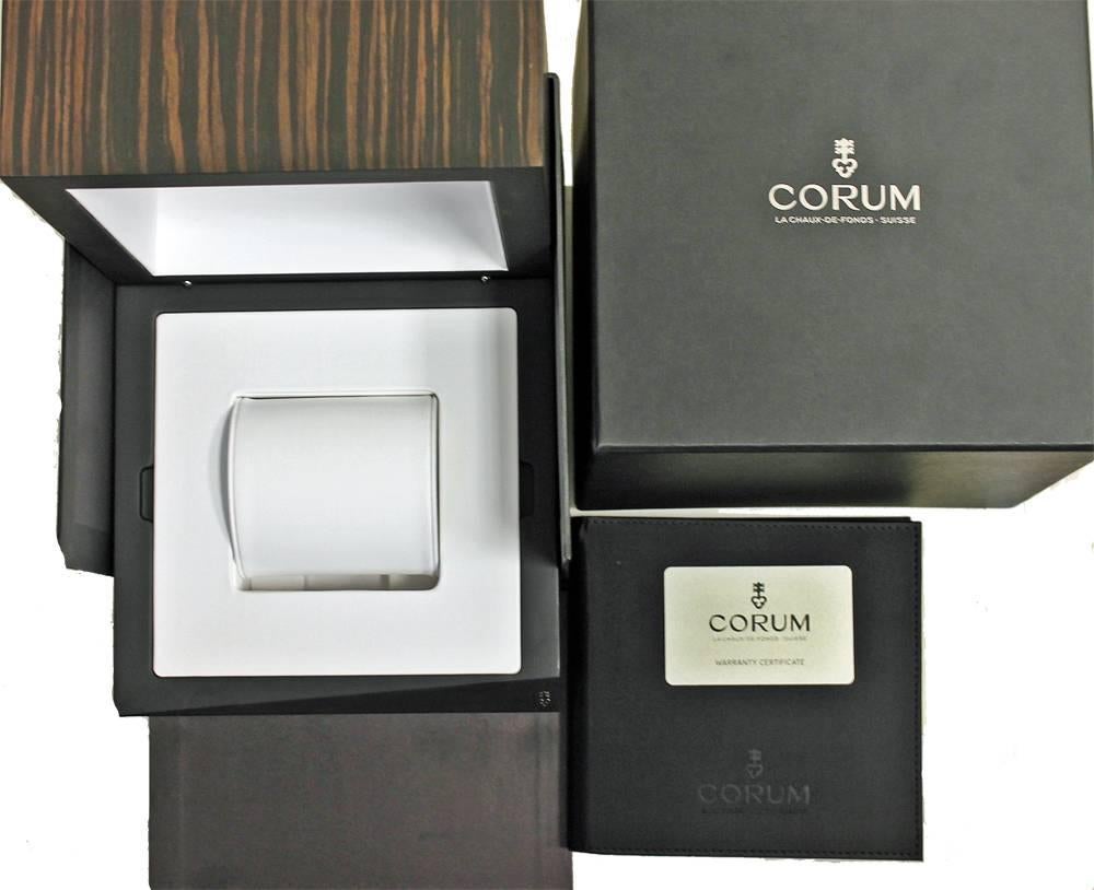 Corum Rose Gold Admiral's Cup Legend 42 Meteorite Dual Time Automatic Wristwatch 1