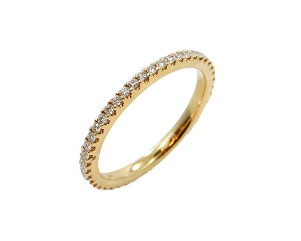 Diamond  Gold  Eternity Band For Sale 1