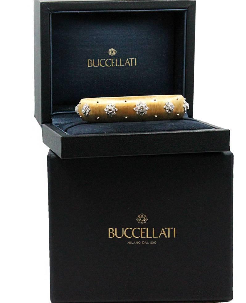 Women's  Gold Buccellati Macri Cuff Bracelet For Sale