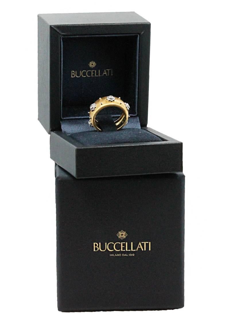  Buccellati Macri Diamond Band Ring For Sale 2