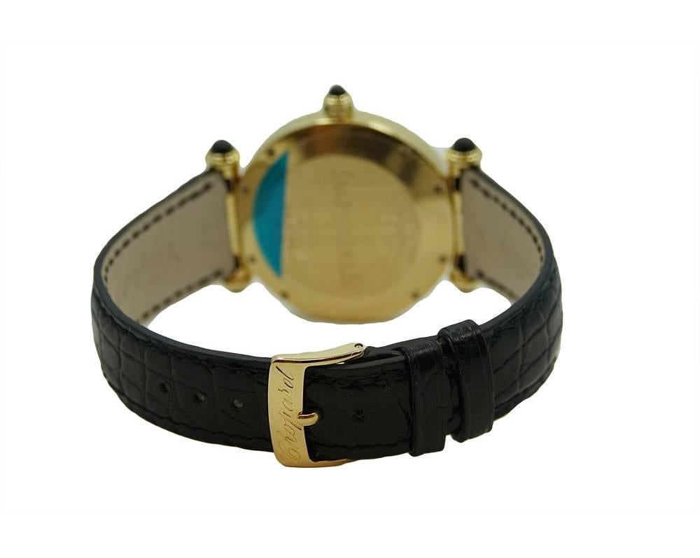 Women's Chopard Yellow Gold Diamond Imperiale Wristwatch  Ref 373414 For Sale