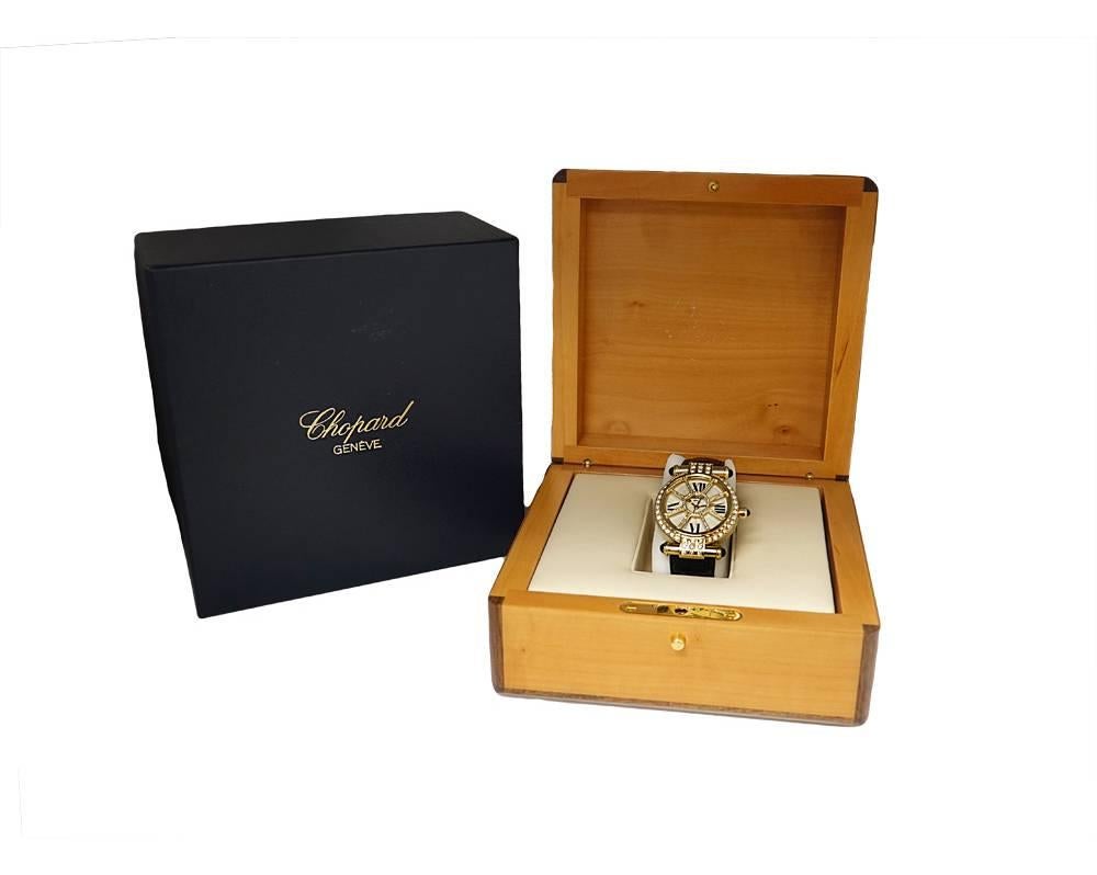 Chopard Yellow Gold Diamond Imperiale Wristwatch  Ref 373414 For Sale 5