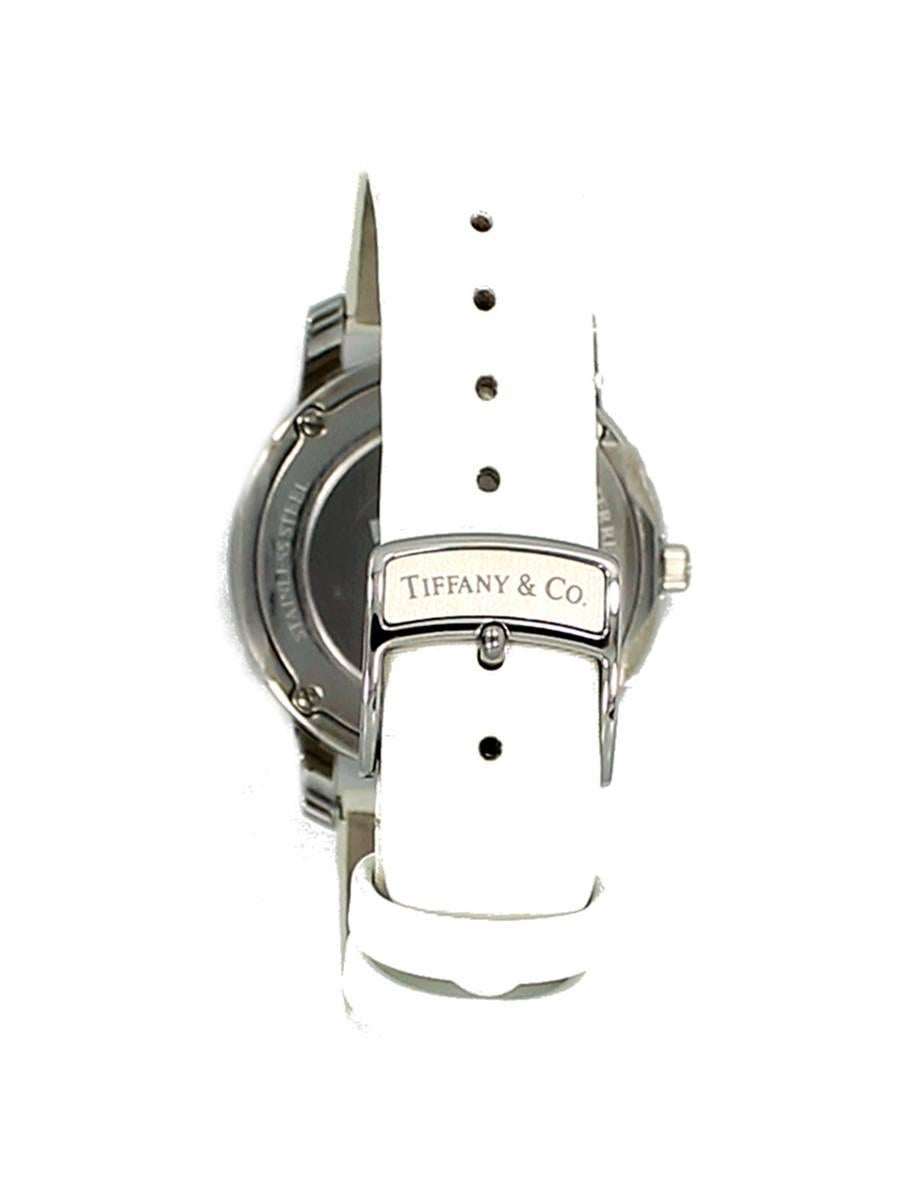 Women's Tiffany & Co. Lady's Stainless Steel Diamond Quartz Wristwatch 