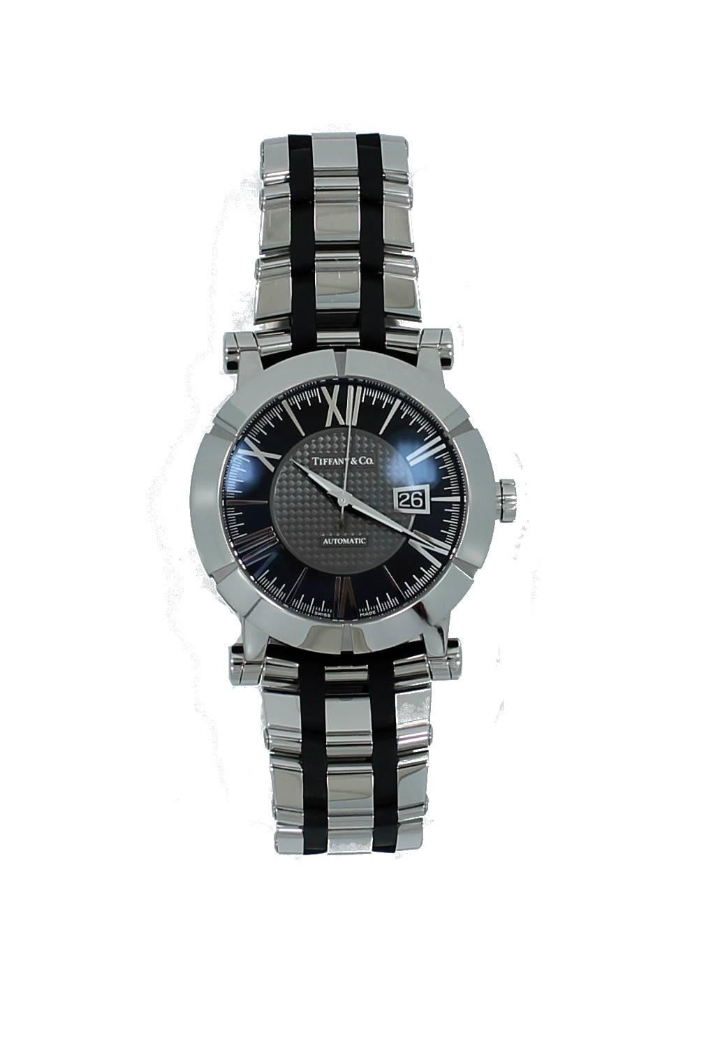 Tiffany & Co. Stainless Steel Atlas Automatic Wristwatch  For Sale 2
