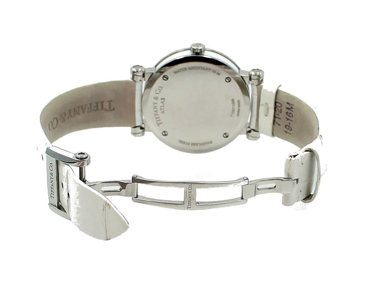 Tiffany & Co. Lady's Stainless Steel Atlas Quartz Wristwatch  2