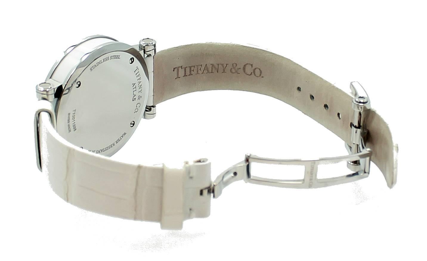 Tiffany & Co. Lady's Stainless Steel Atlas Quartz Wristwatch  1