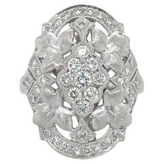 Platinum Cocktail Ring with 1.10ct TW Diamonds