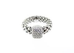 Fope Flexible Pave Diamond Ring