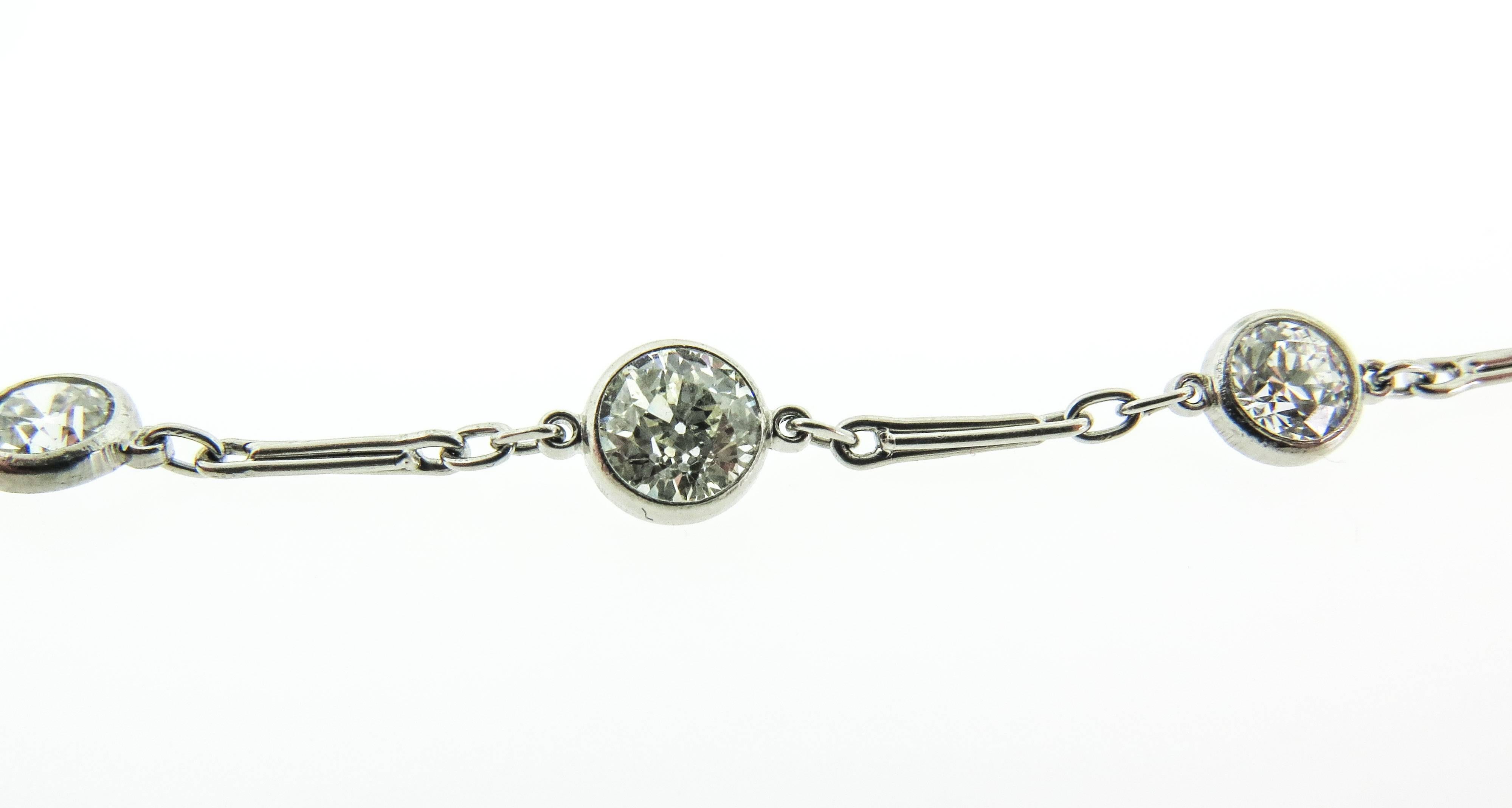 Women's Diamond Platinum Necklace
