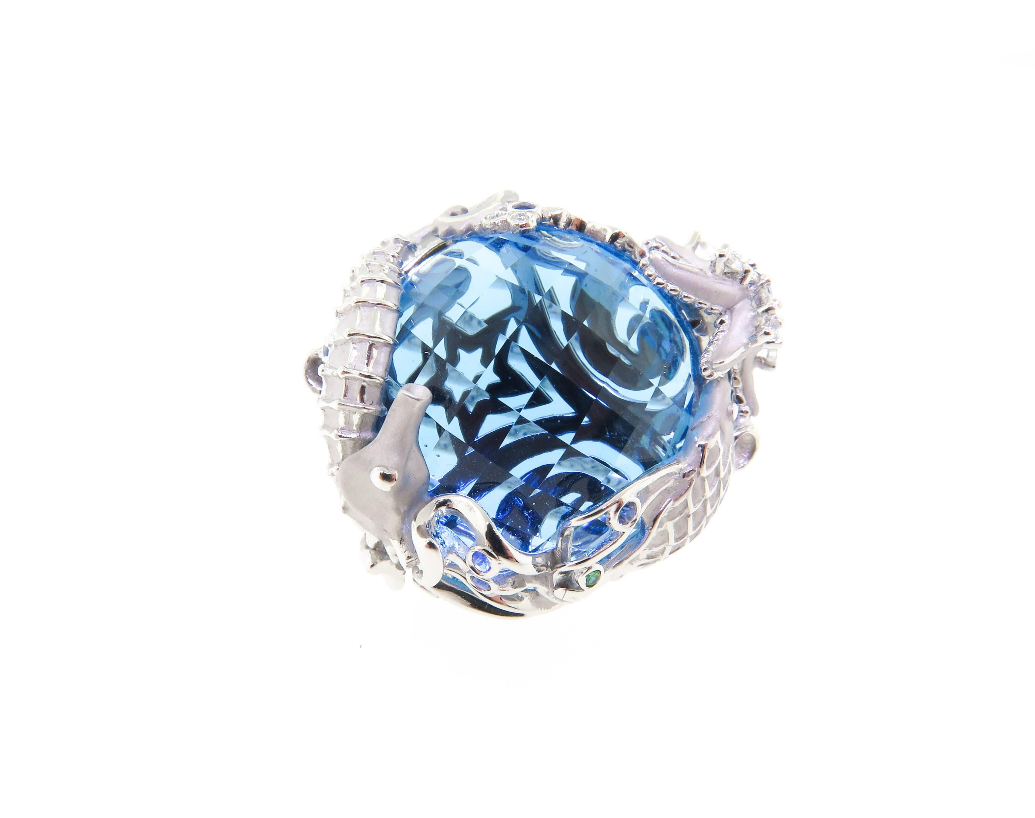 Marine Life Cocktail Ring by Carrera y Carrera 1