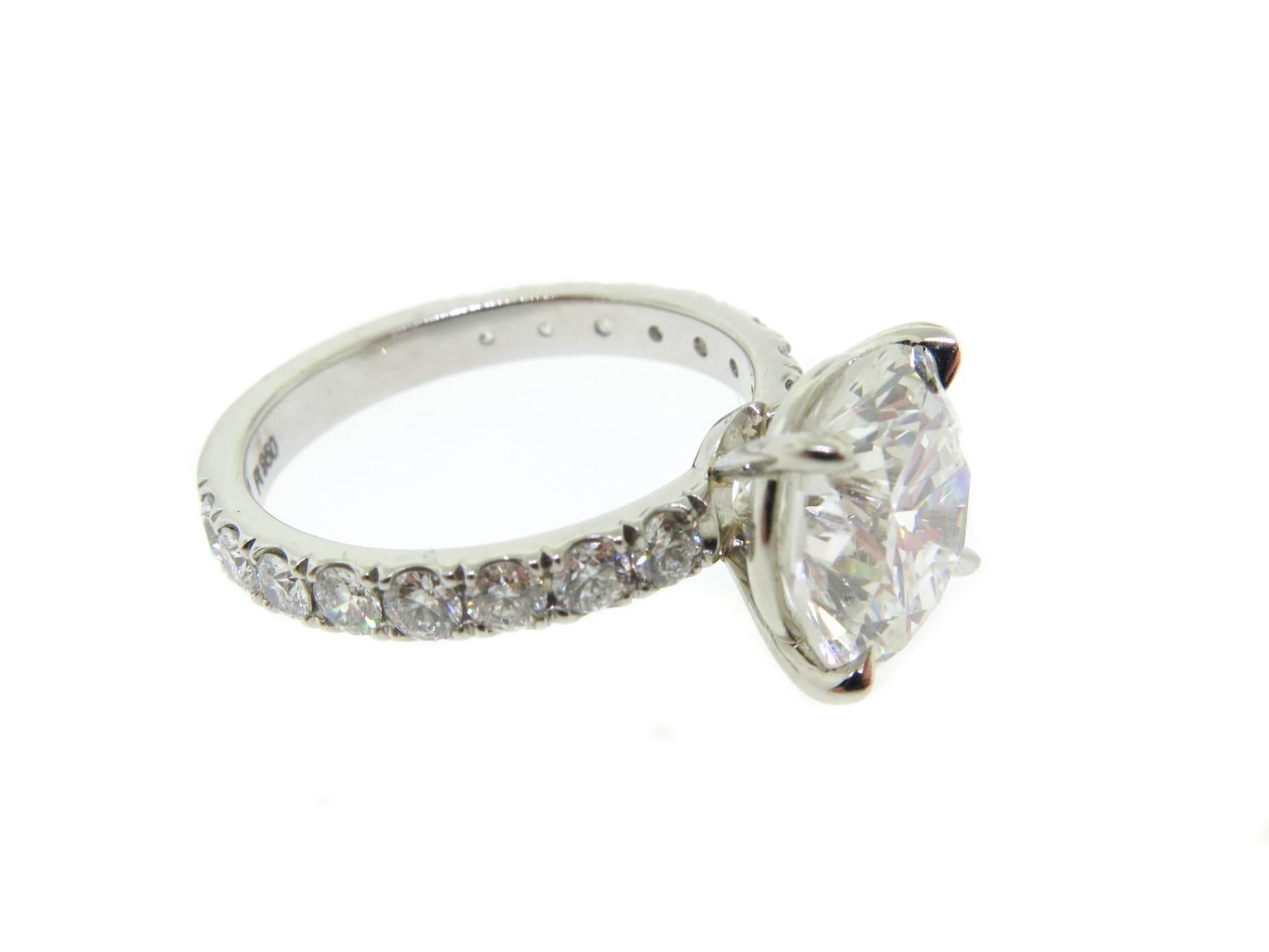 Women's Platinum Diamond Engagement Ring