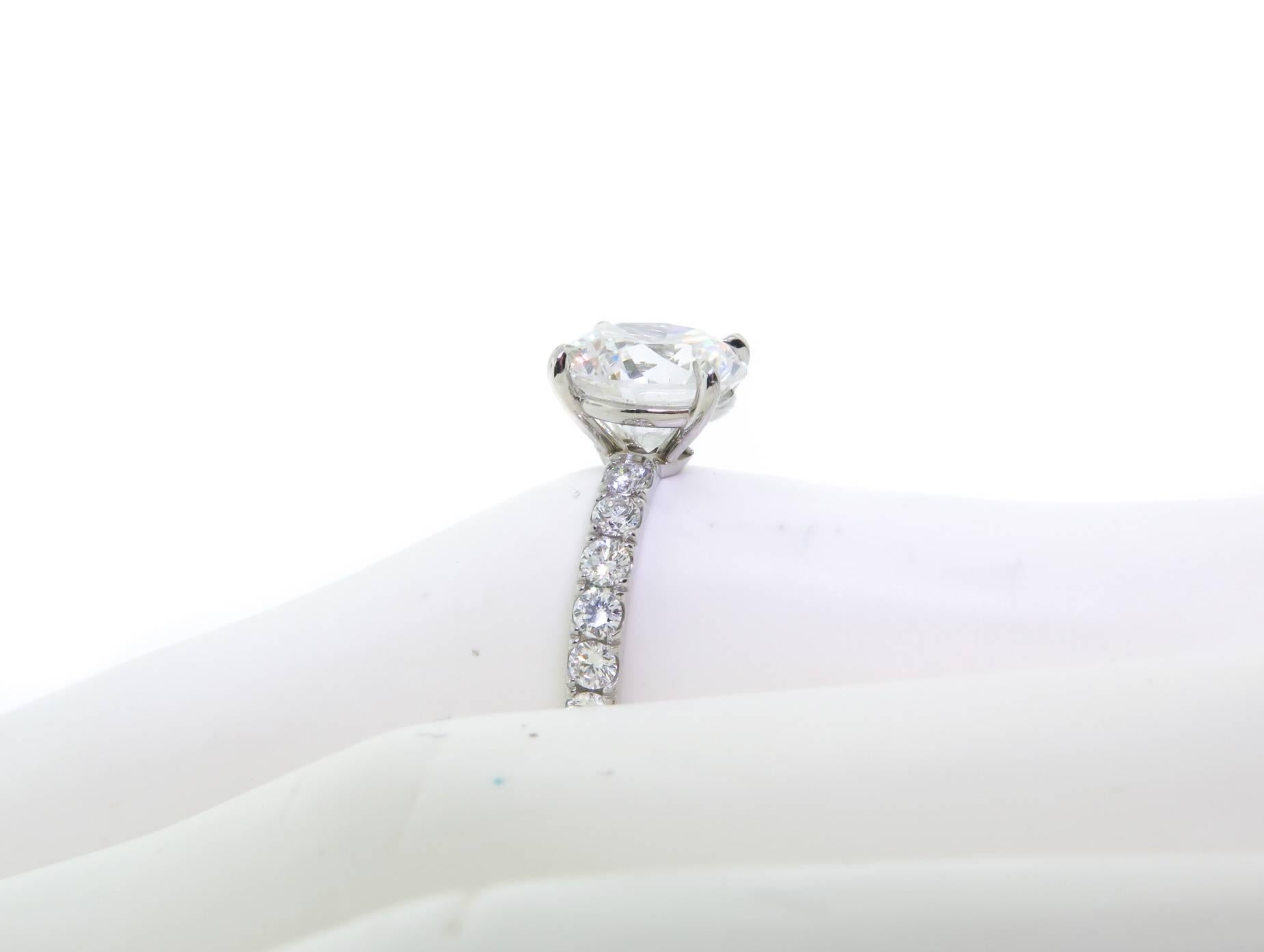 Platinum Diamond Engagement Ring 3