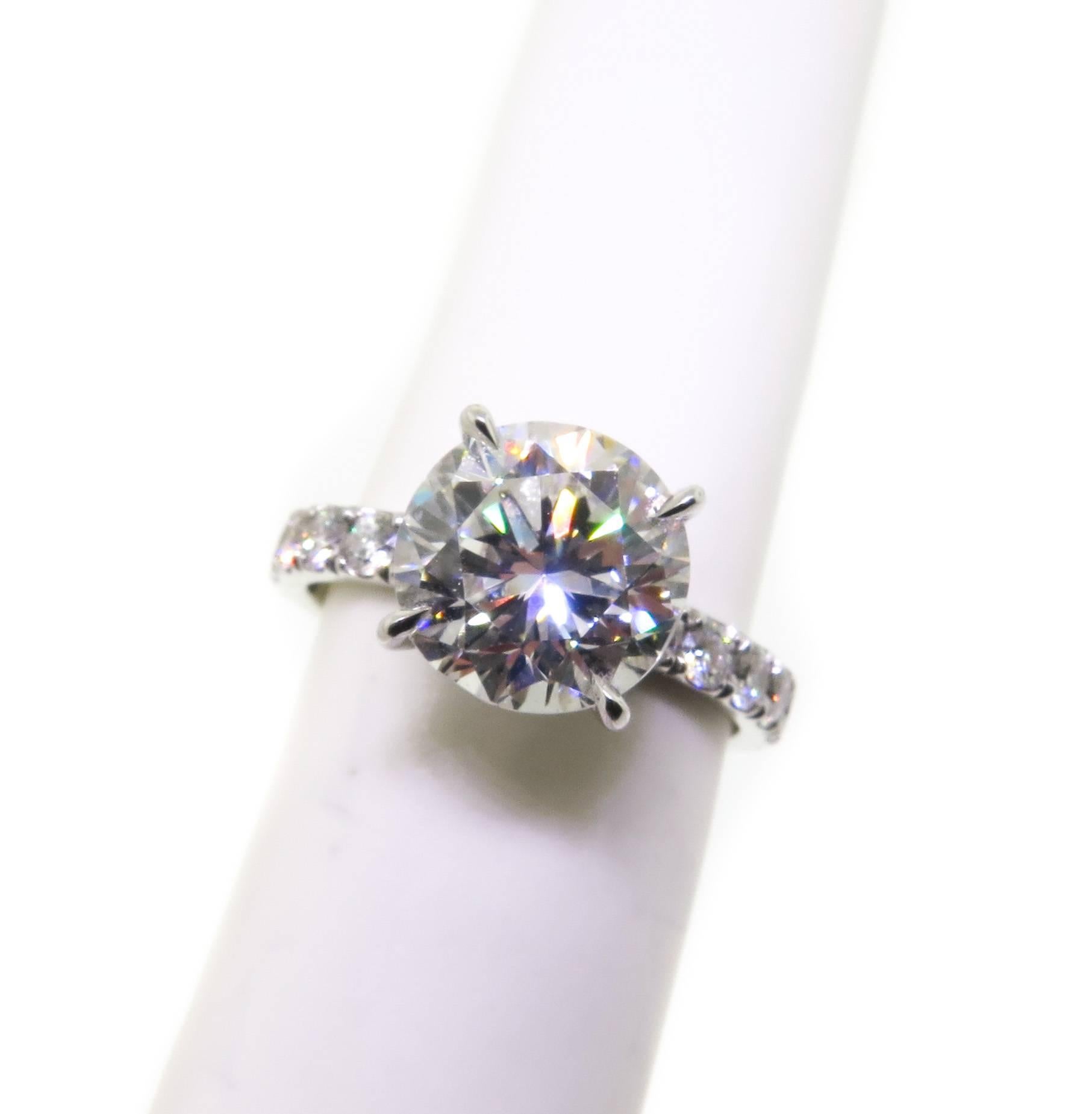 Platinum Diamond Engagement Ring 4