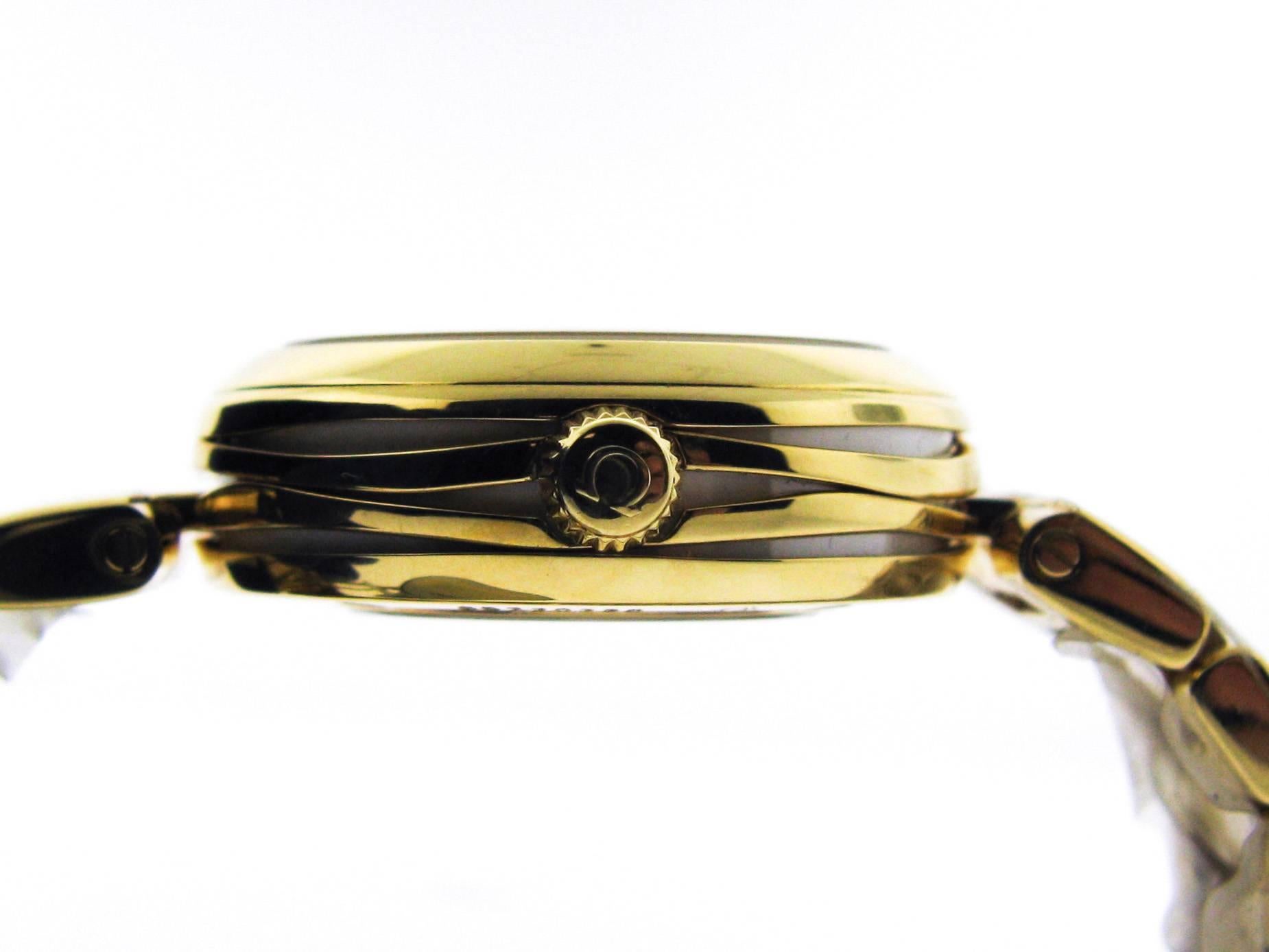  Omega Montre-bracelet automatique Ladymatic en or jaune pour femmes Pour femmes 