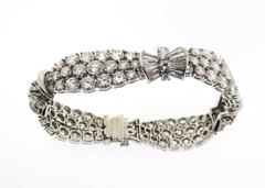 1960s  Harry Winston by Jacques Timey Diamond Platinum Bracelet