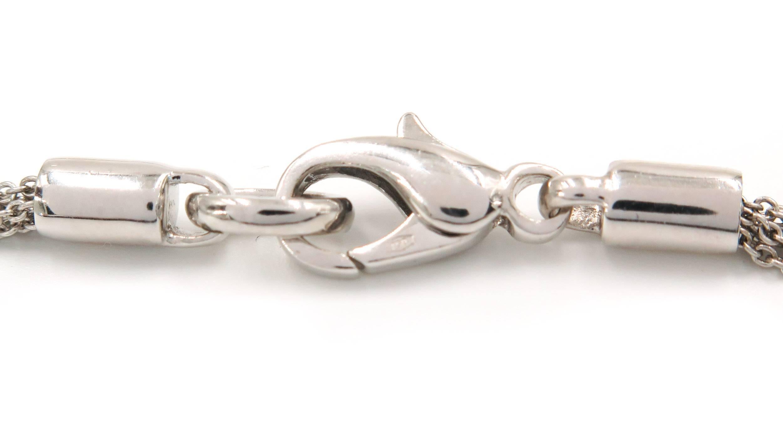 Franck Muller Pendentif Talisman en or blanc avec diamant en forme de cœur Neuf à Greenwich, CT