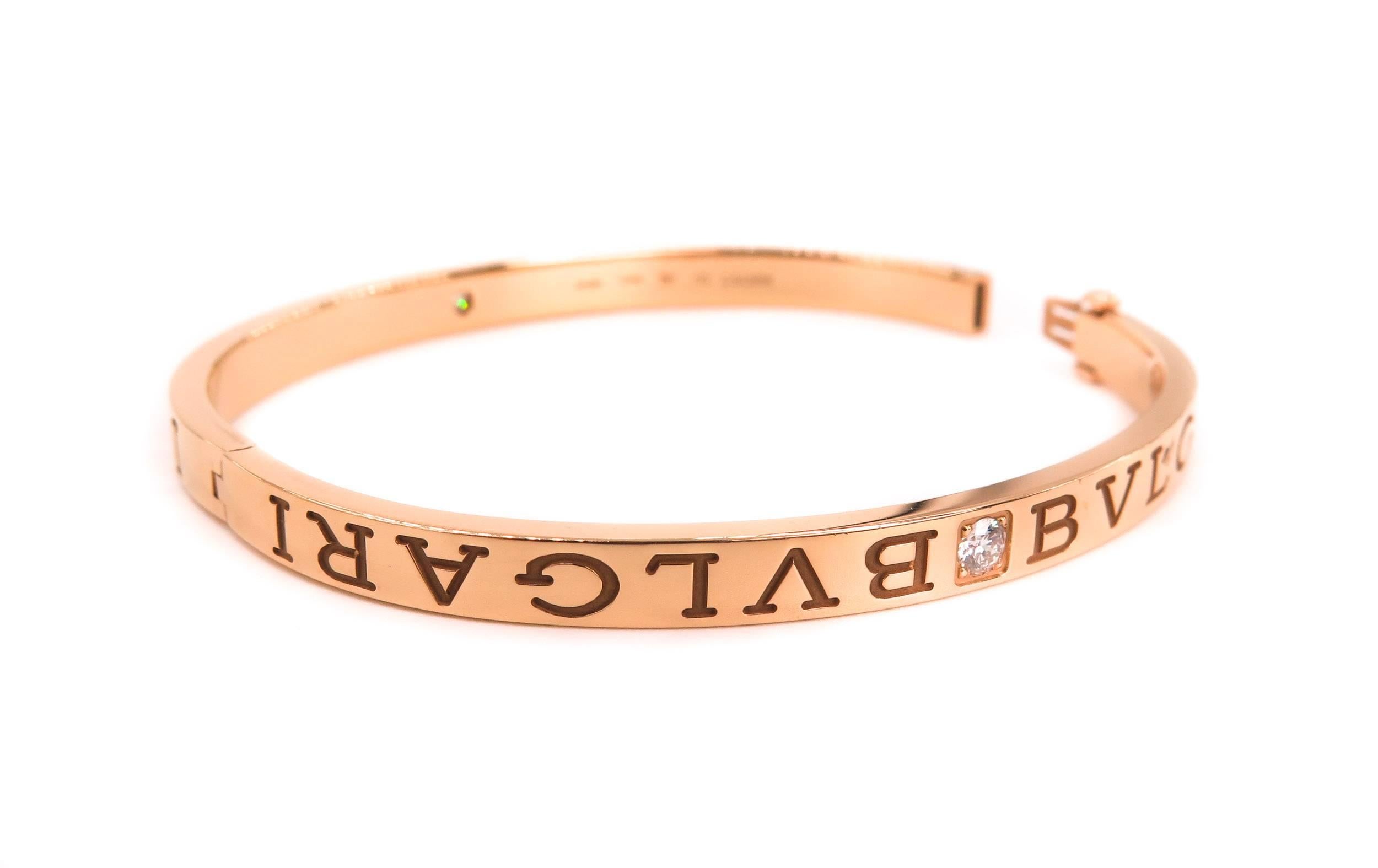 bvlgari rose gold bracelet
