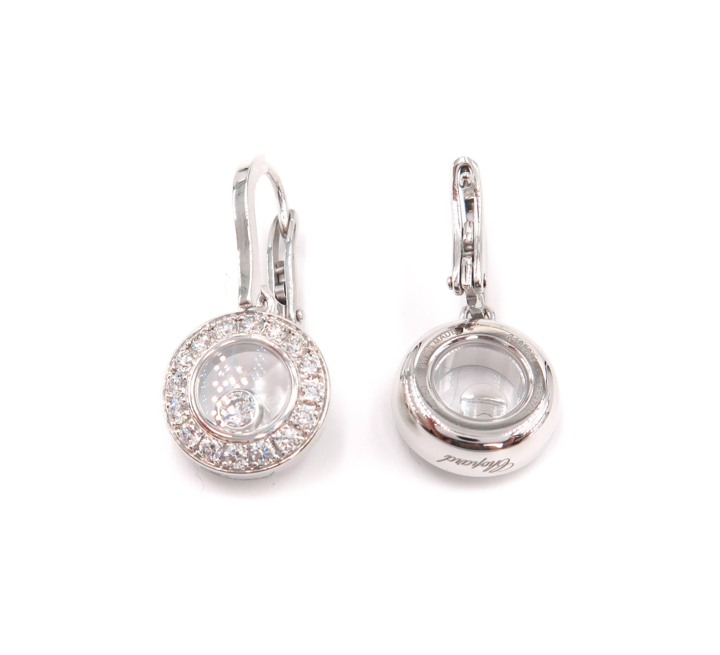 chopard earrings happy diamonds