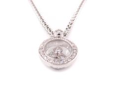 White Gold Happy Diamonds Pendant by Chopard