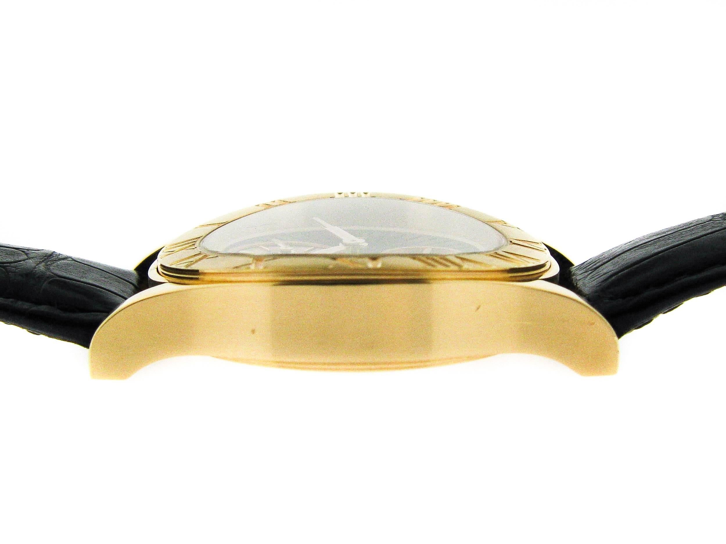 Modern Corum Rose Gold Romulus Dual Time self-winding Wristwatch