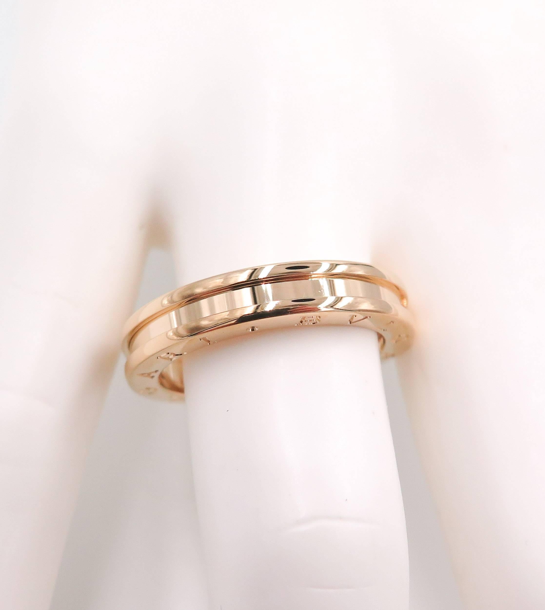 Rose Gold B Zero 1 Bulgari Ring 2